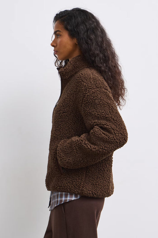 Dames fleece vest met ritssluiting