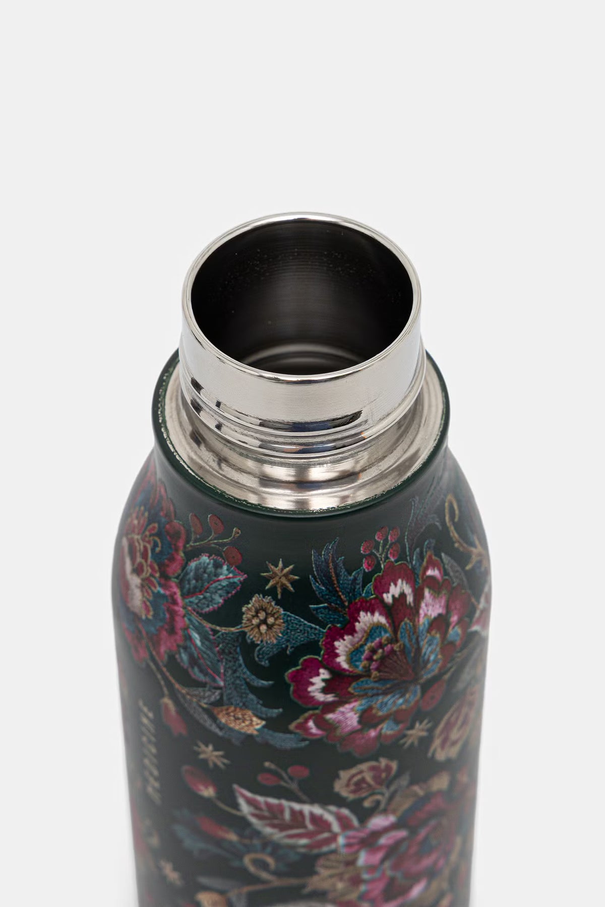 Thermosfles met kleurrijke bloemenprint en bijpassende geschenkverpakking