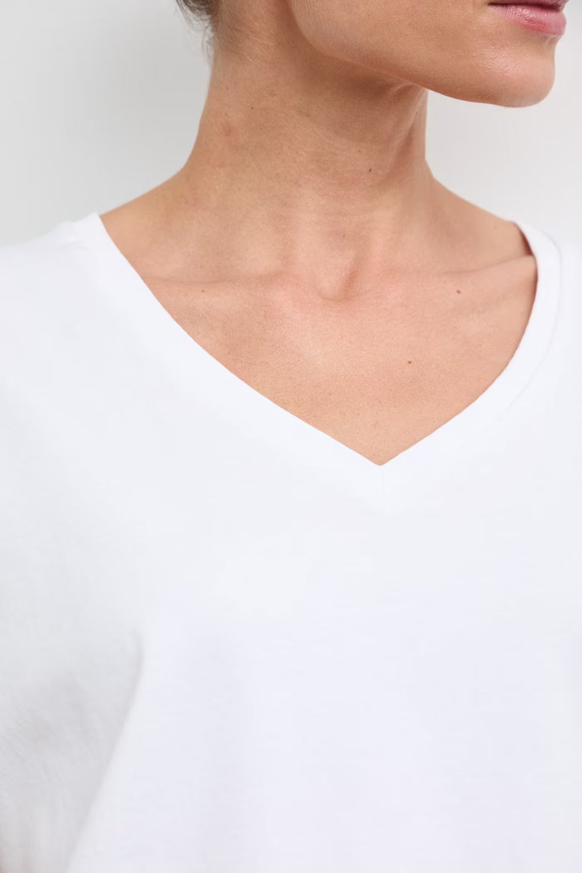 Dames T-shirt van katoen met oversized pasvorm