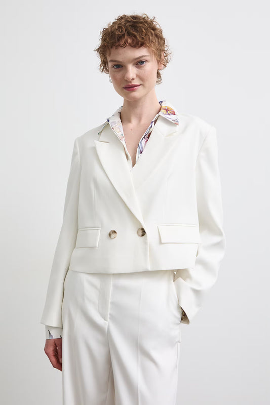Dames blazer - wit