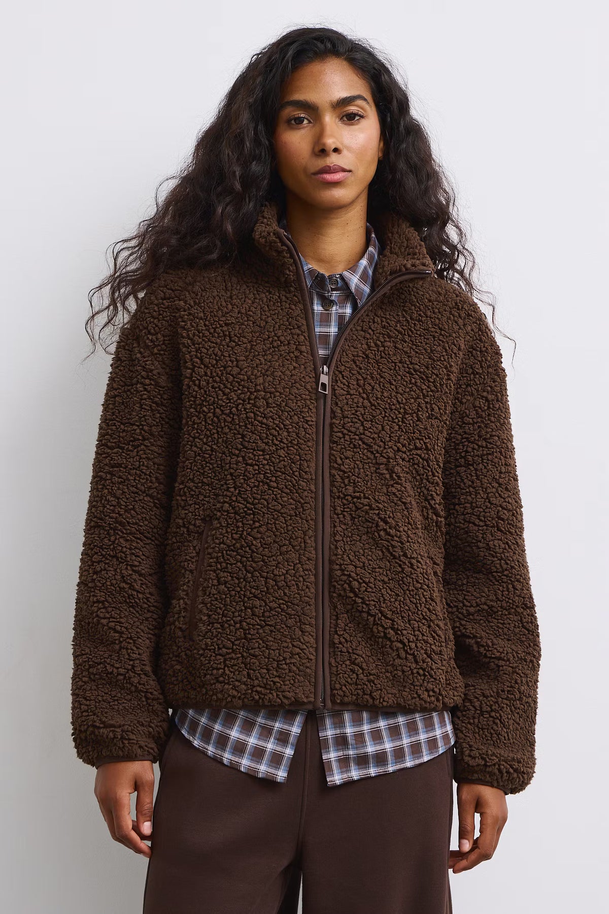 Dames fleece vest met ritssluiting
