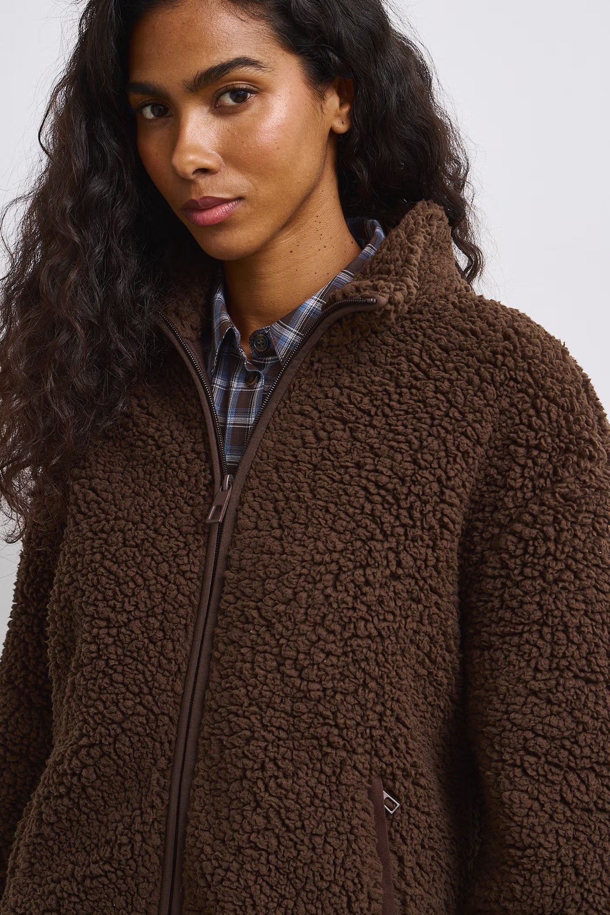 Dames fleece vest met ritssluiting