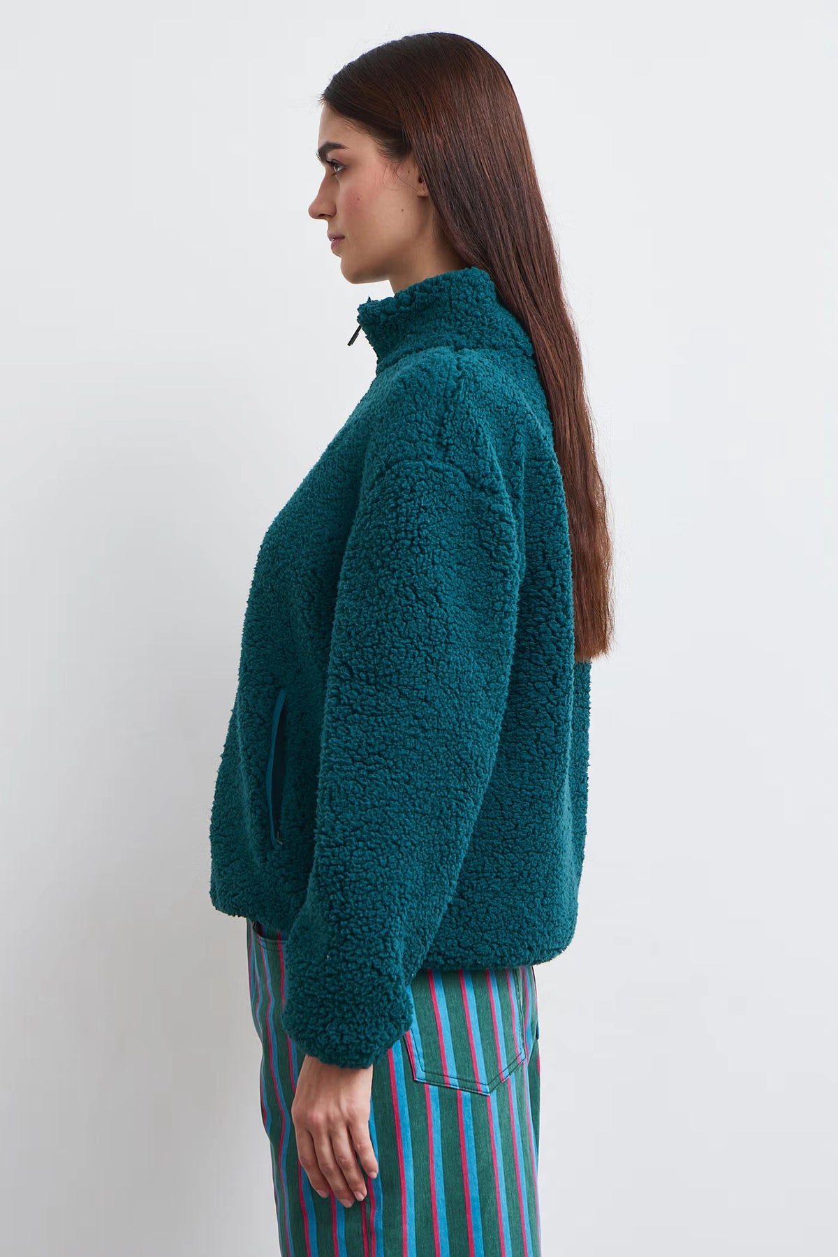Dames fleece vest met ritssluiting