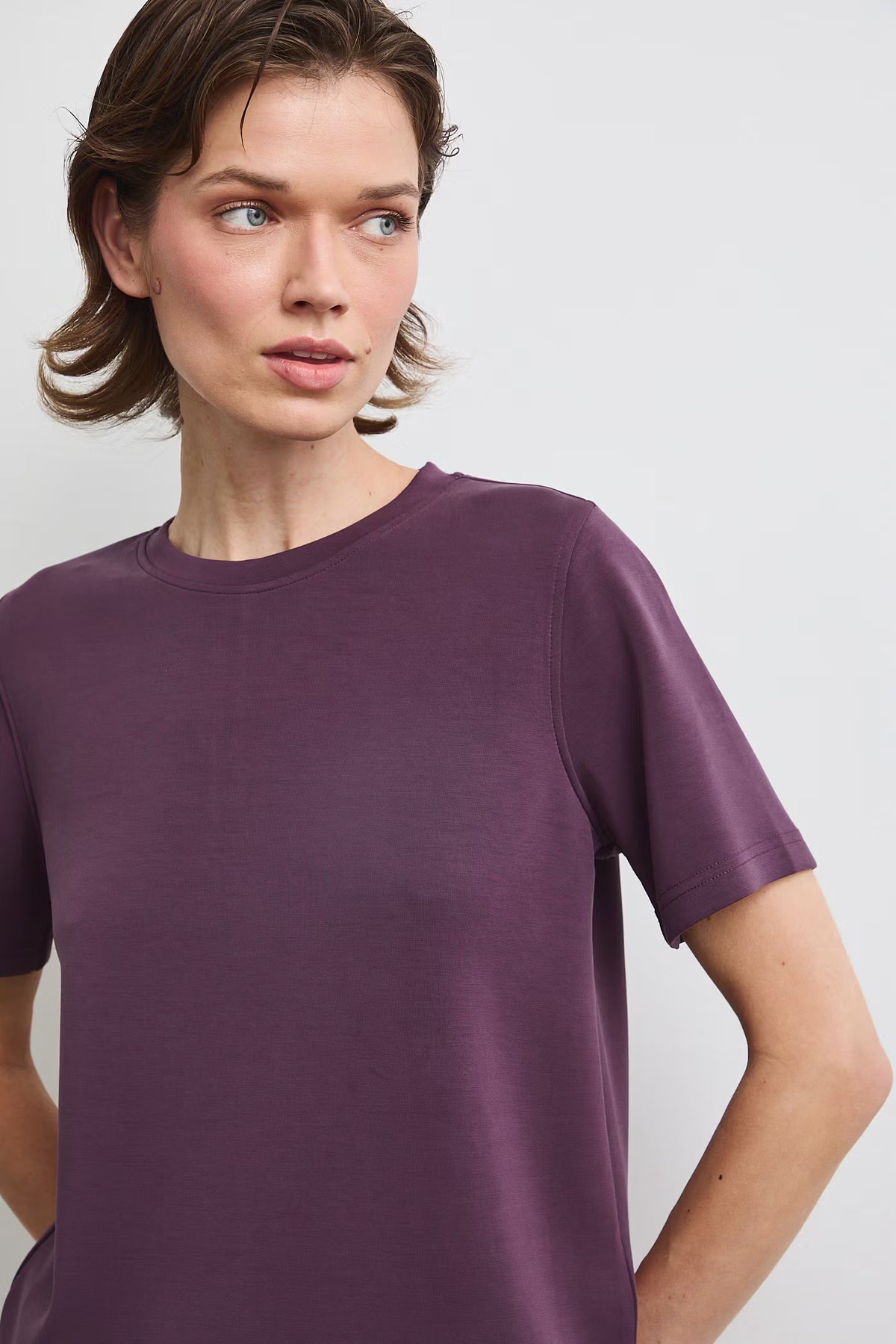 Dames T-shirt van zachte modalstof