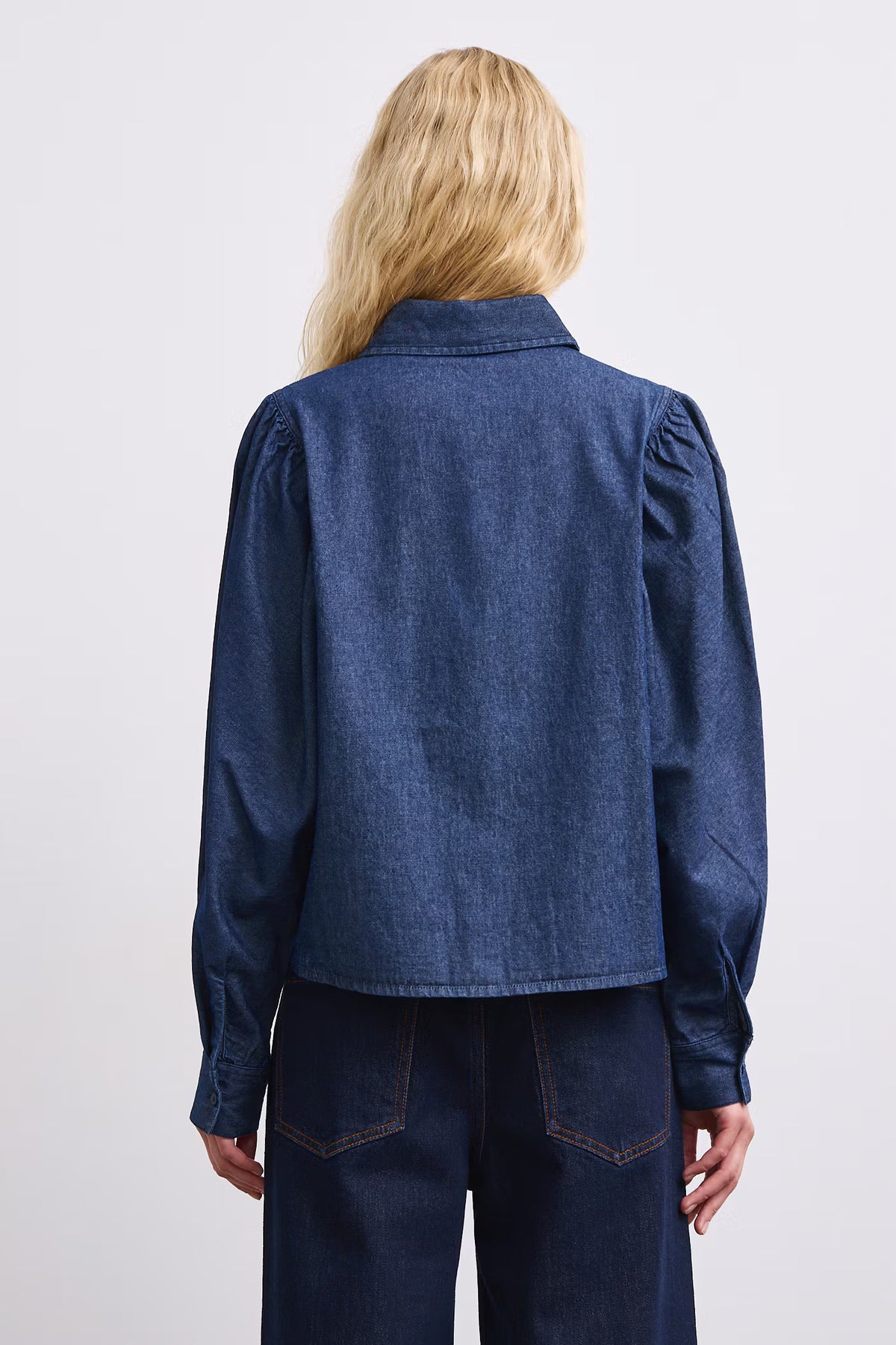 Dames denim blouse
