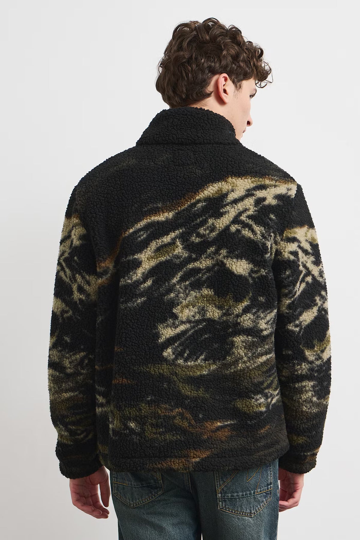 Heren fleece vest met ritssluiting