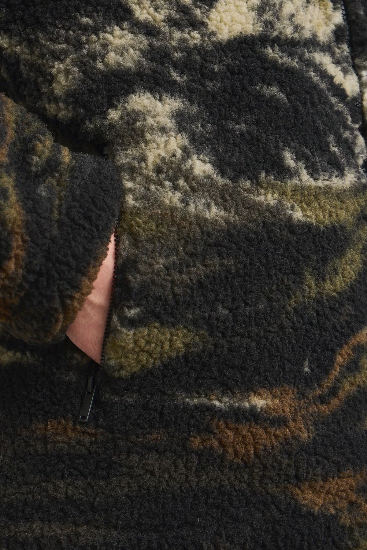 Heren fleece vest met ritssluiting