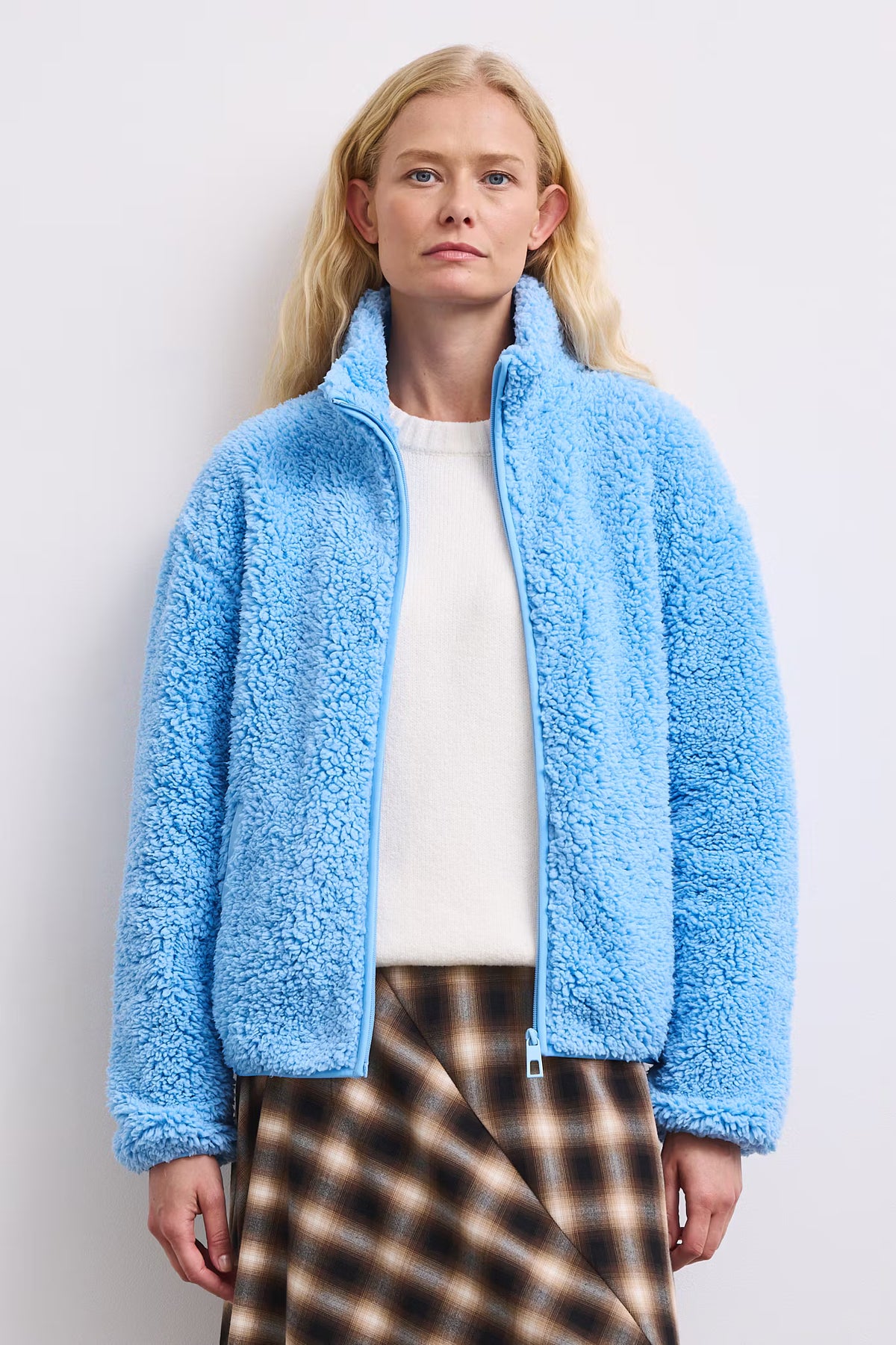 Dames fleece vest met ritssluiting