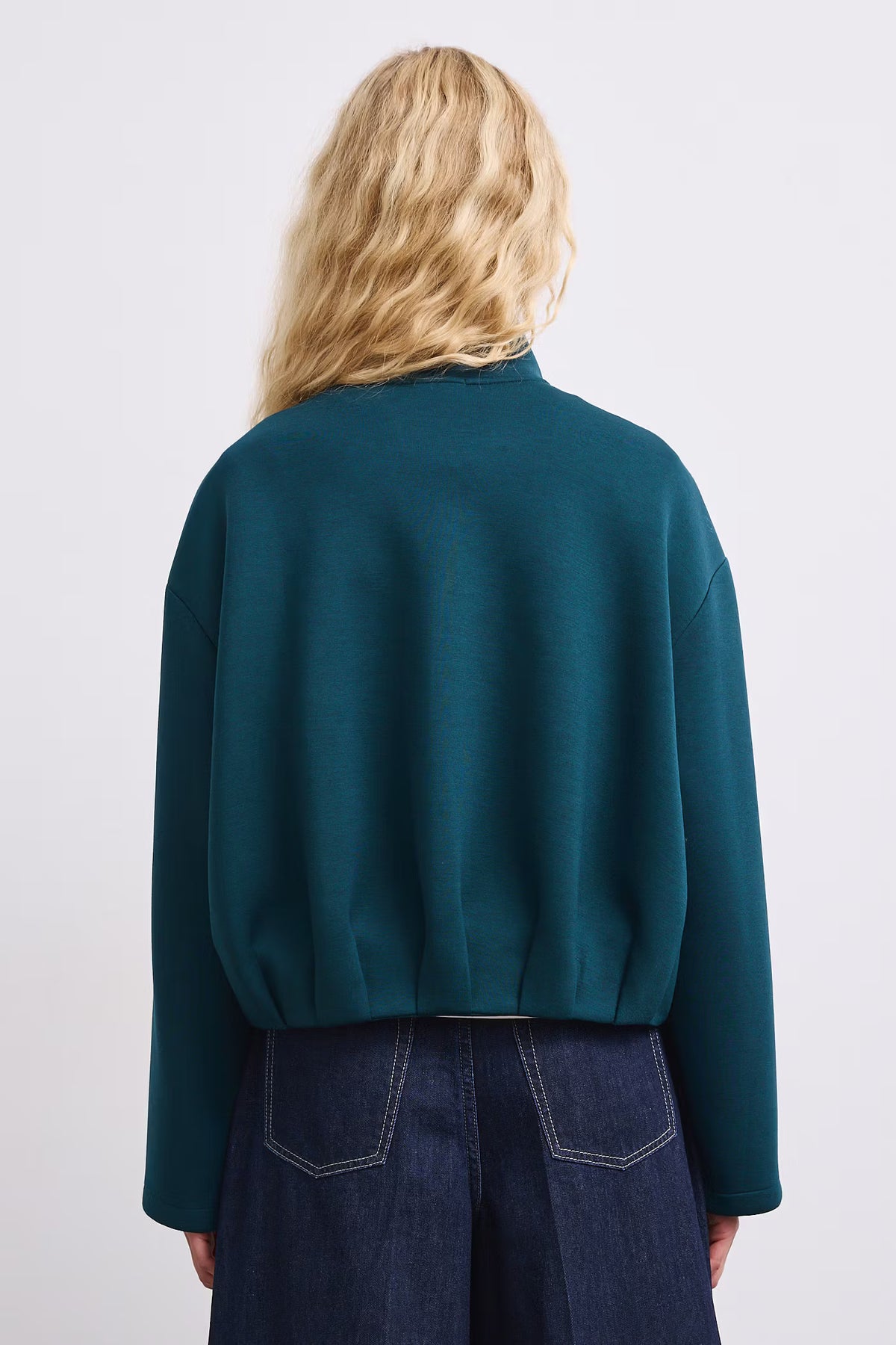 Dames effen vest met ritssluiting