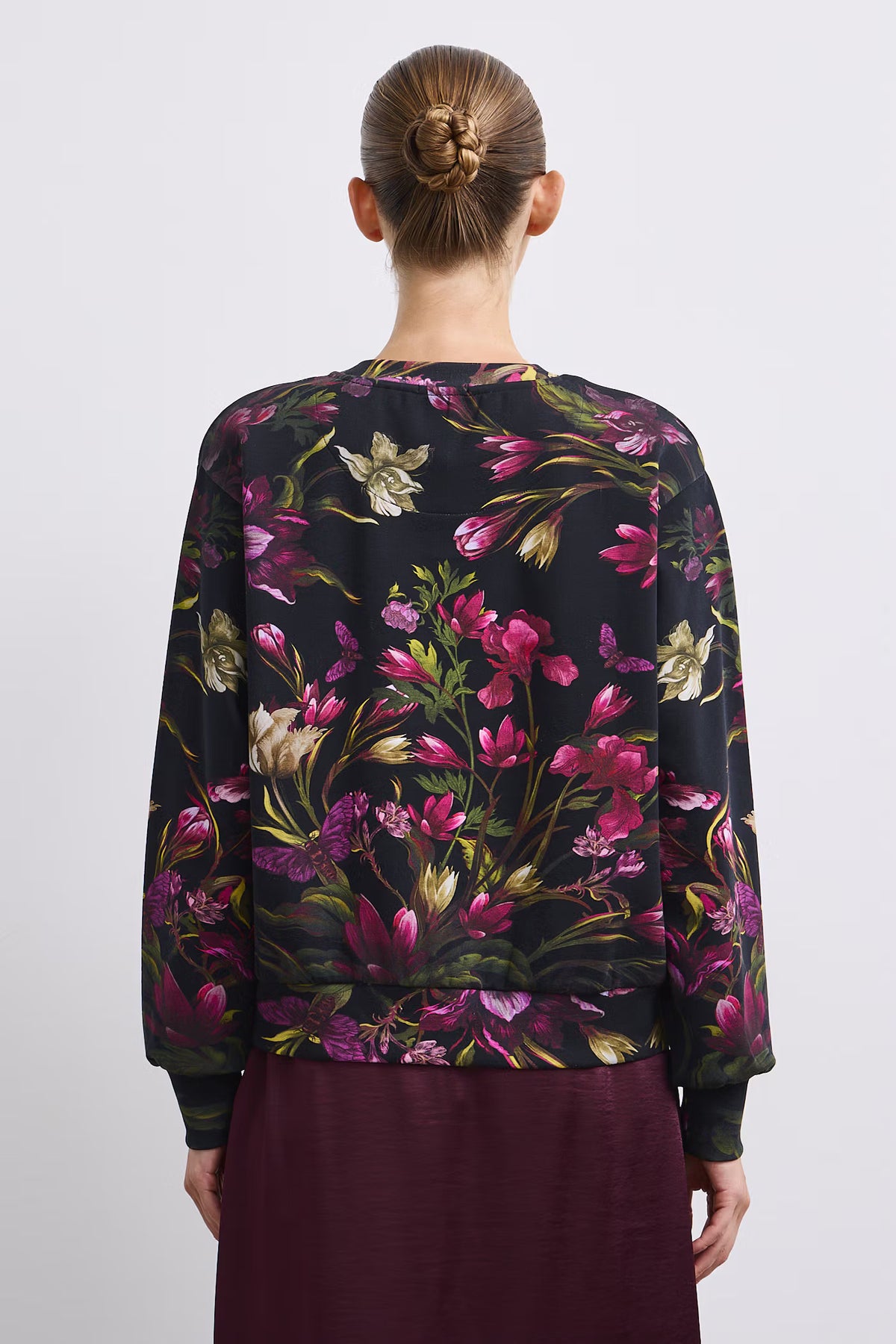 Dames trui met bloemenprint