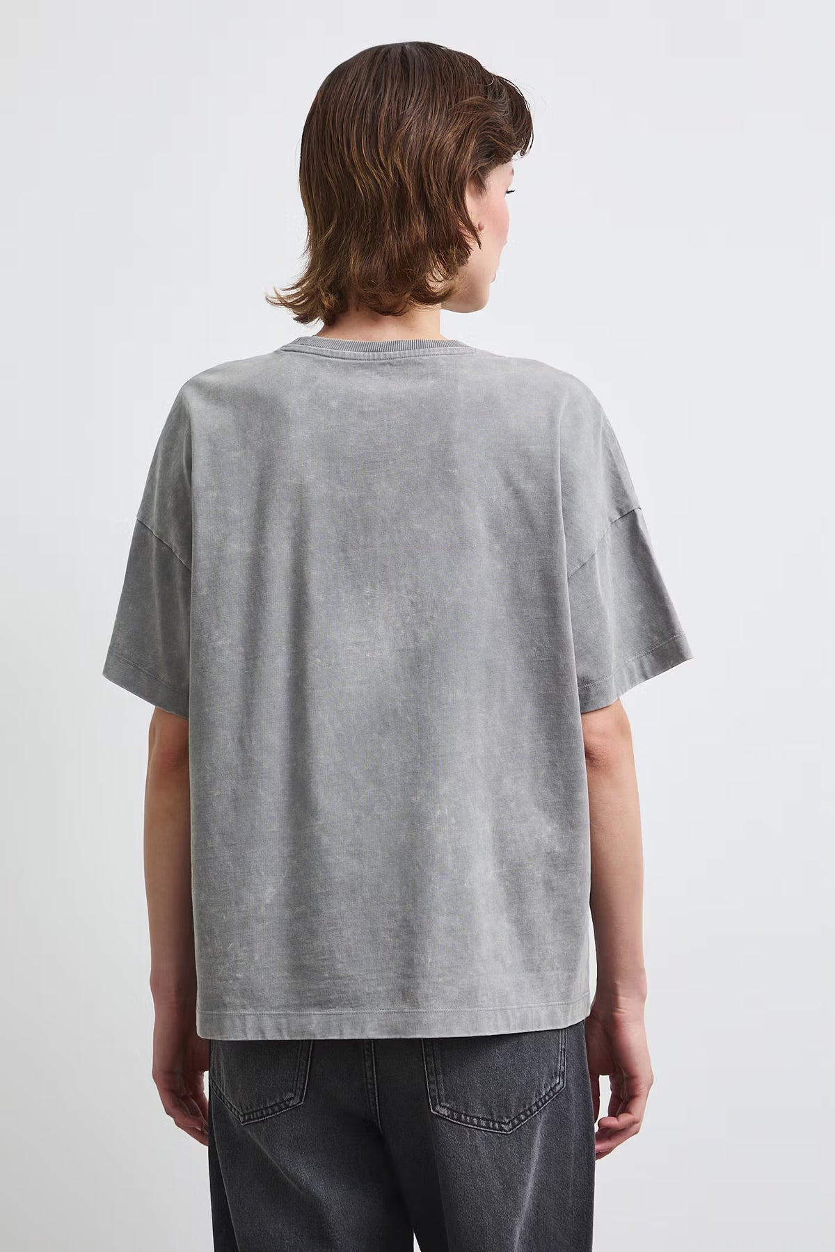 Dames oversized T-shirt met hondenprint