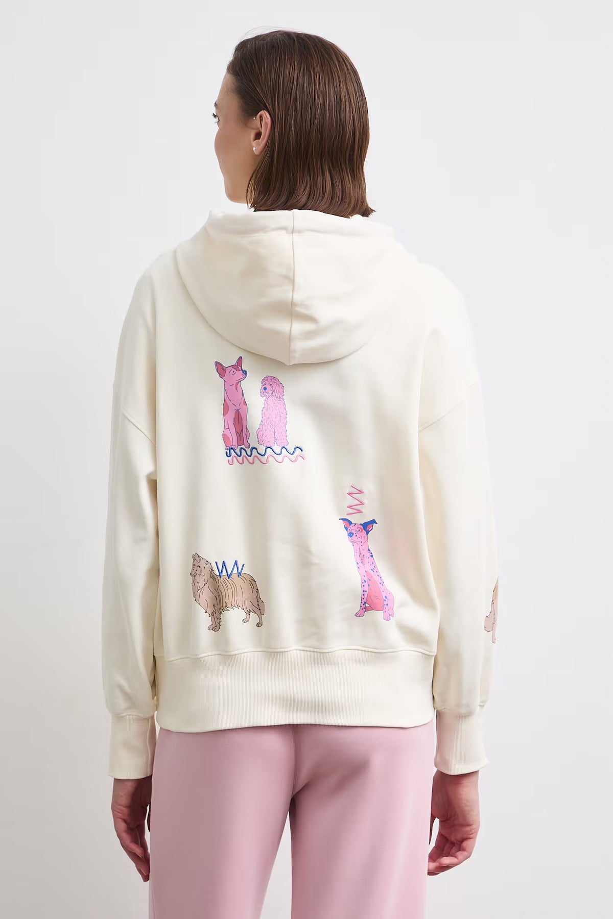Dames hoodie met honden
