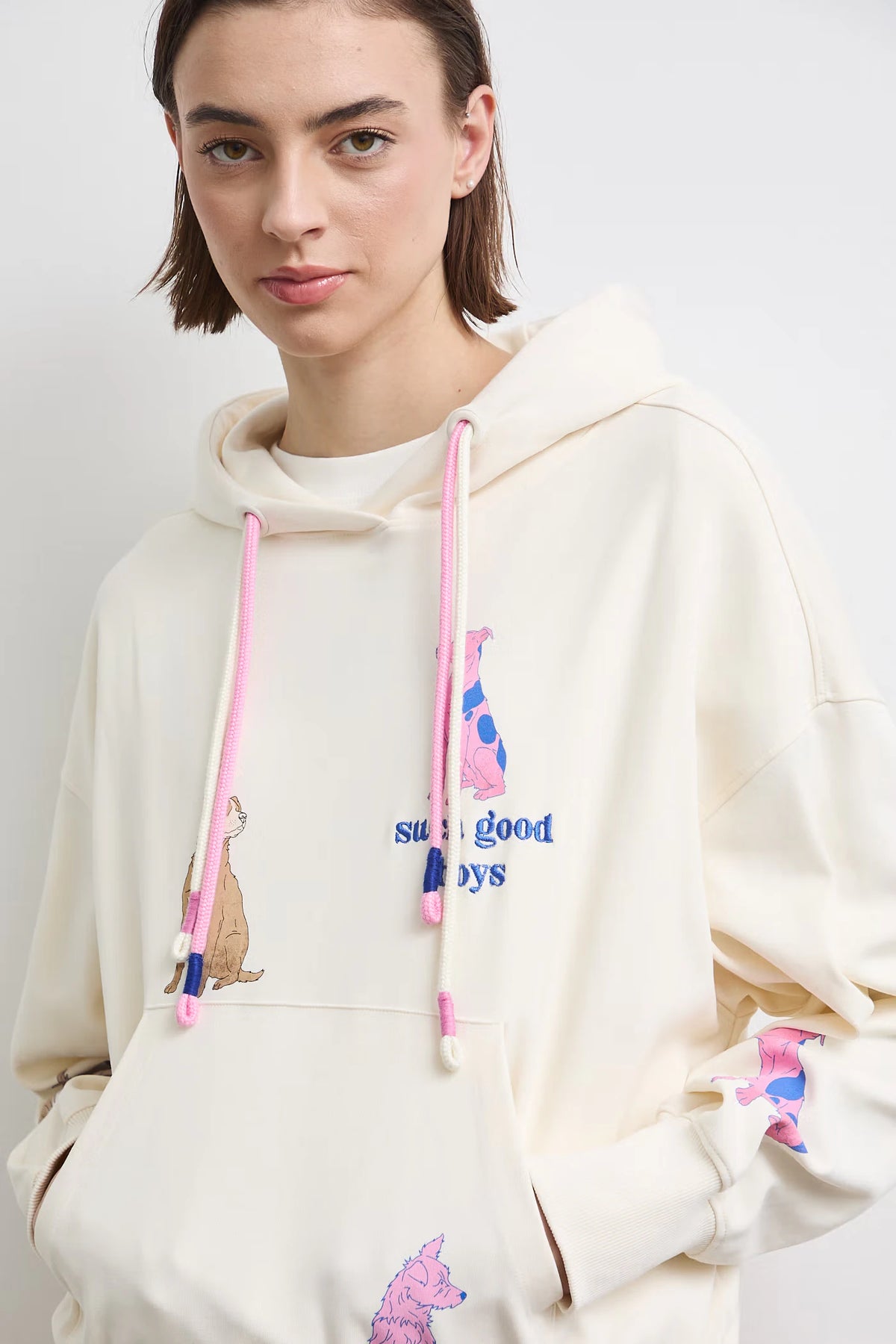 Dames hoodie met honden