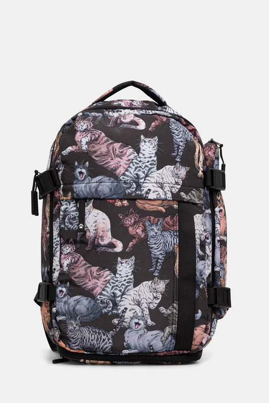 Rugzak met kattenprint