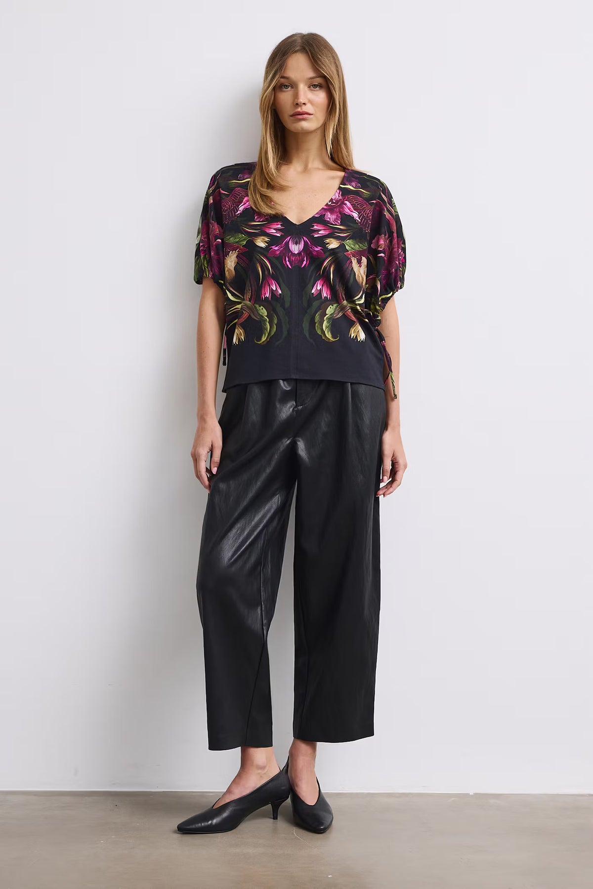 Dames blouse met bloemenprint