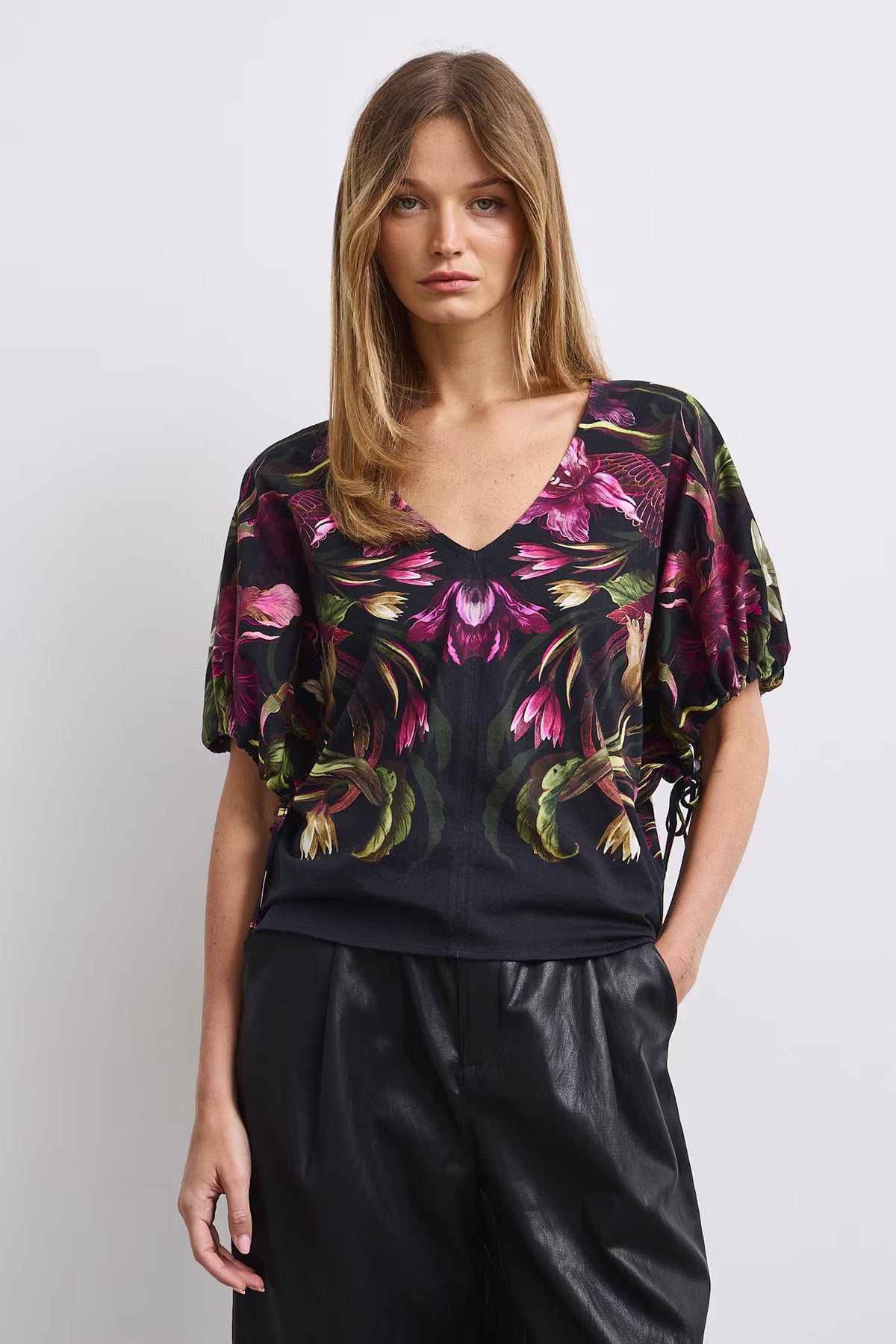 Dames blouse met bloemenprint