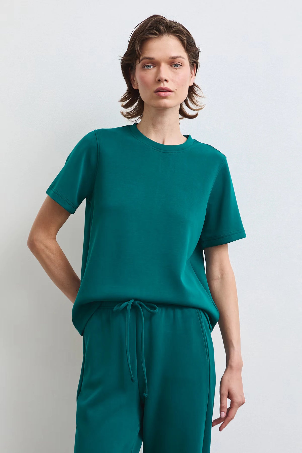 Dames T-shirt van zachte modalstof