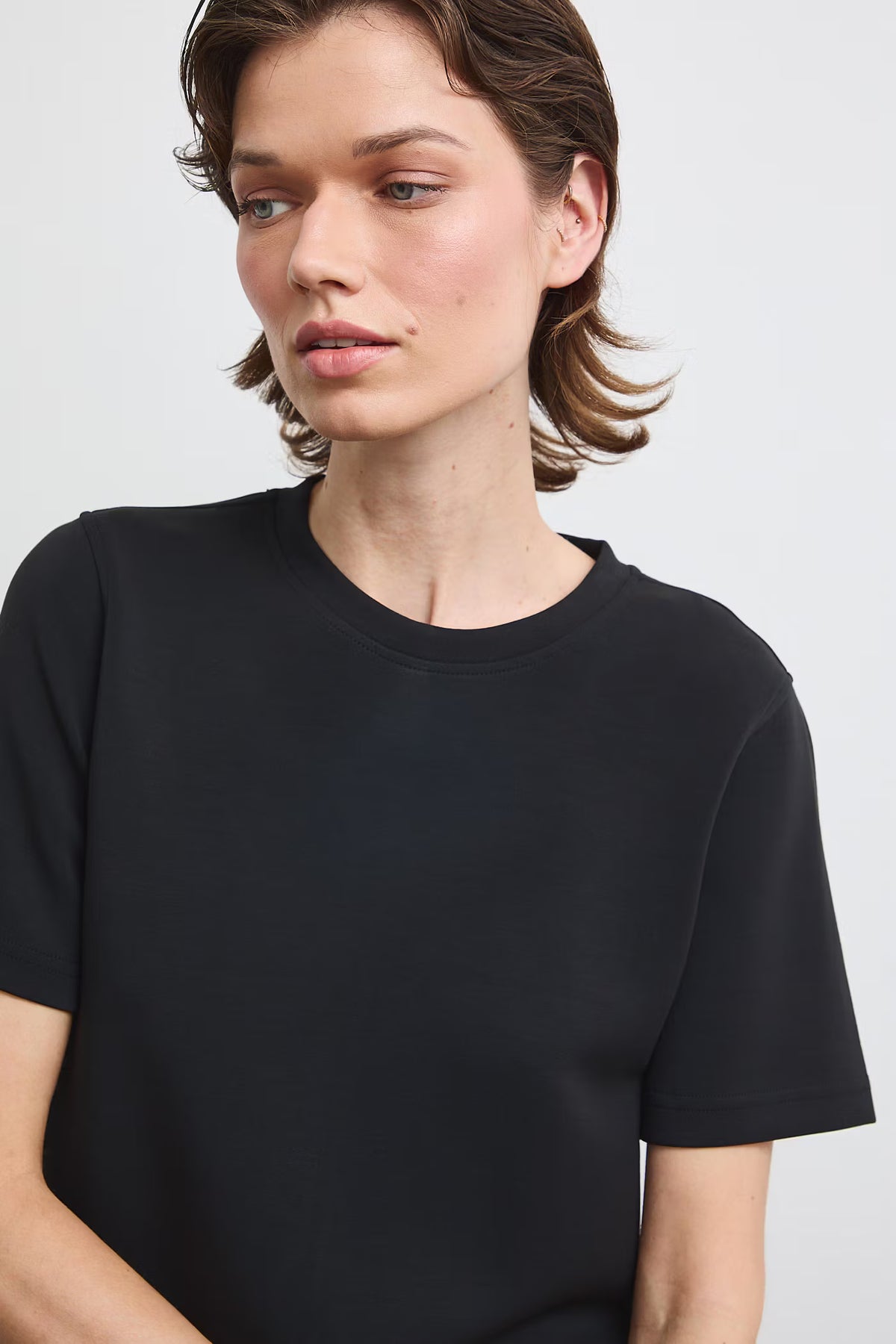 Dames T-shirt van zachte modalstof
