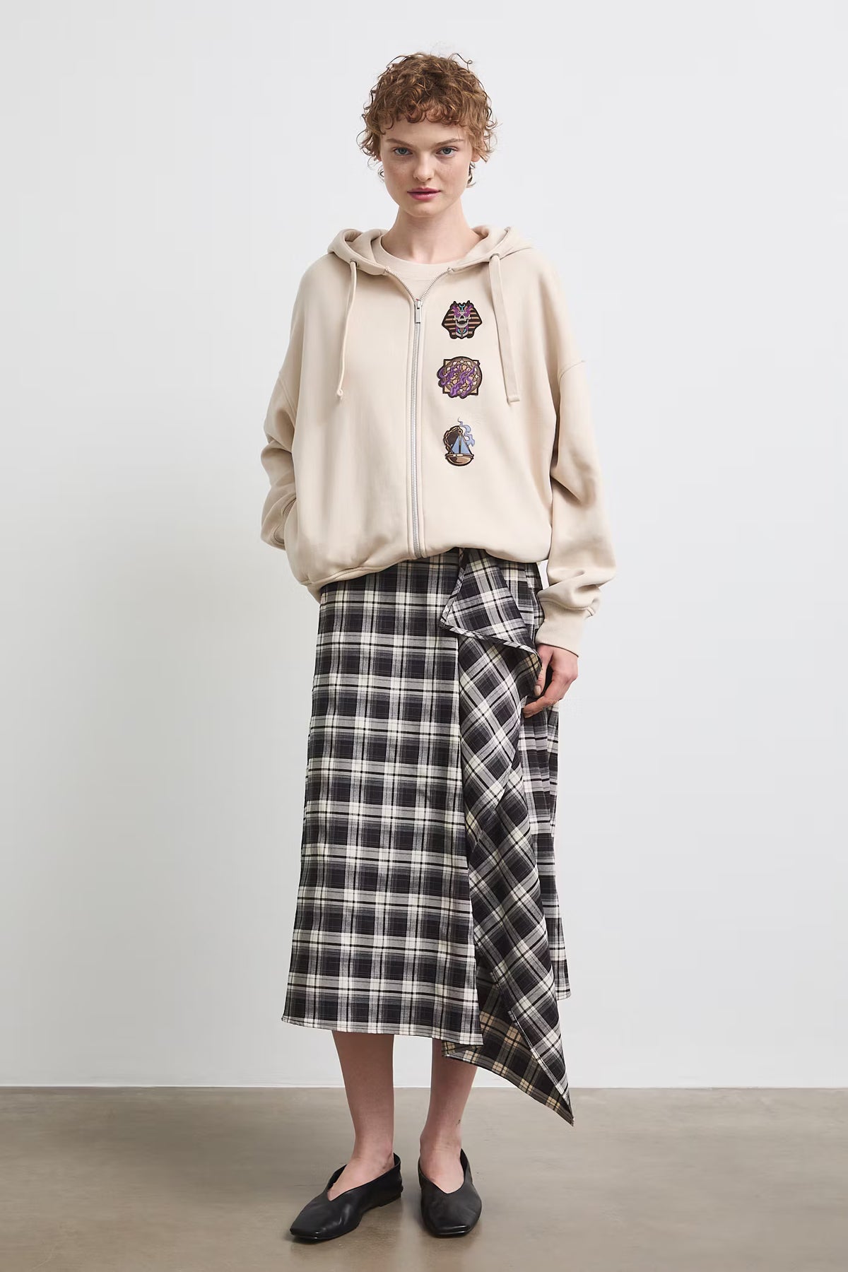 damesvest met capuchon en ritssluiting - Mythische wezens