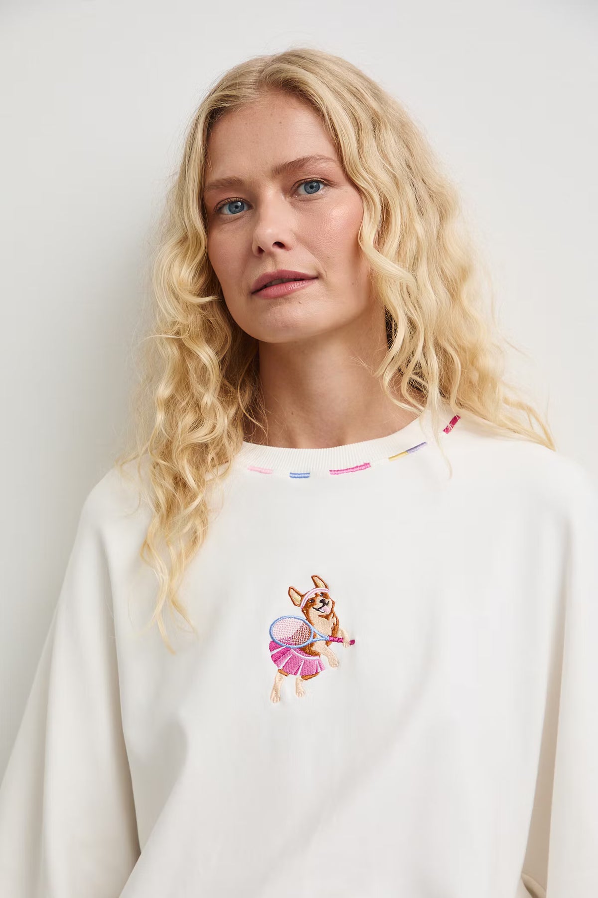 Damestrui met kleine hondenprint