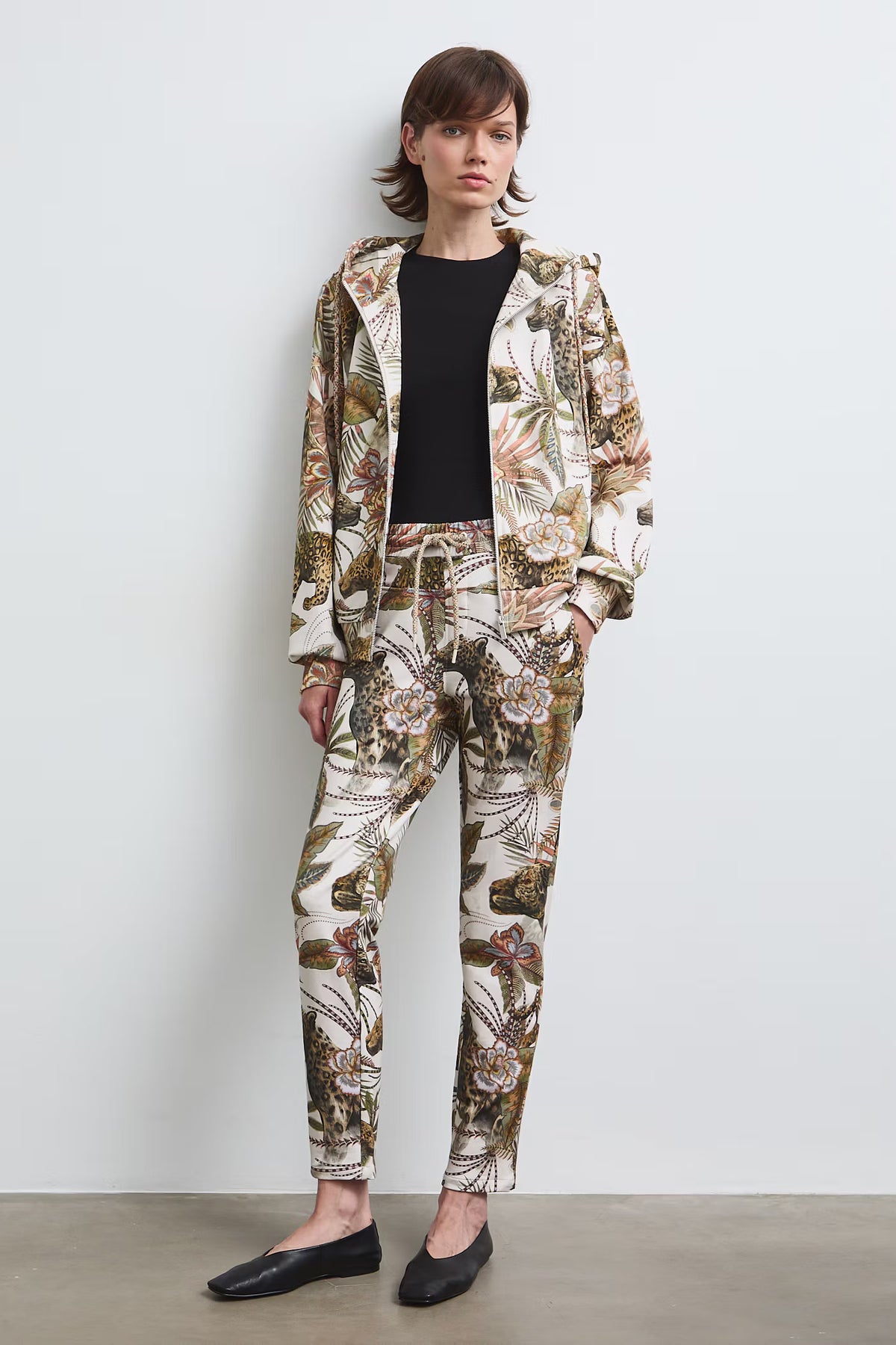 Damesvest met dierenprint
