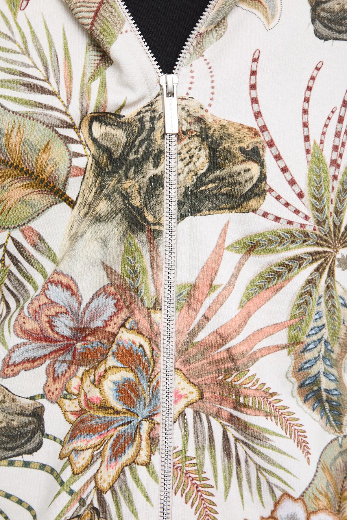 Damesvest met dierenprint