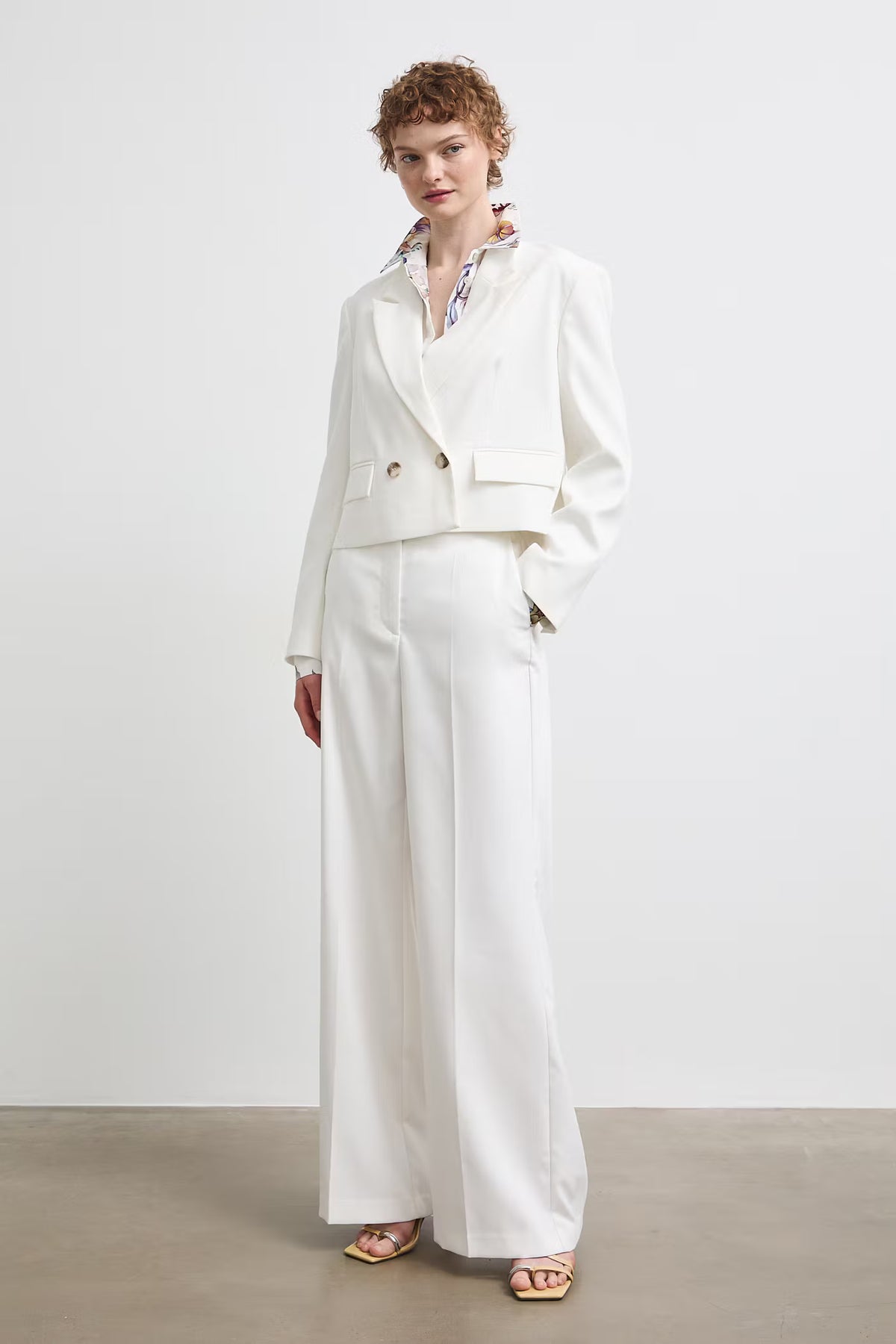 Dames blazer - wit