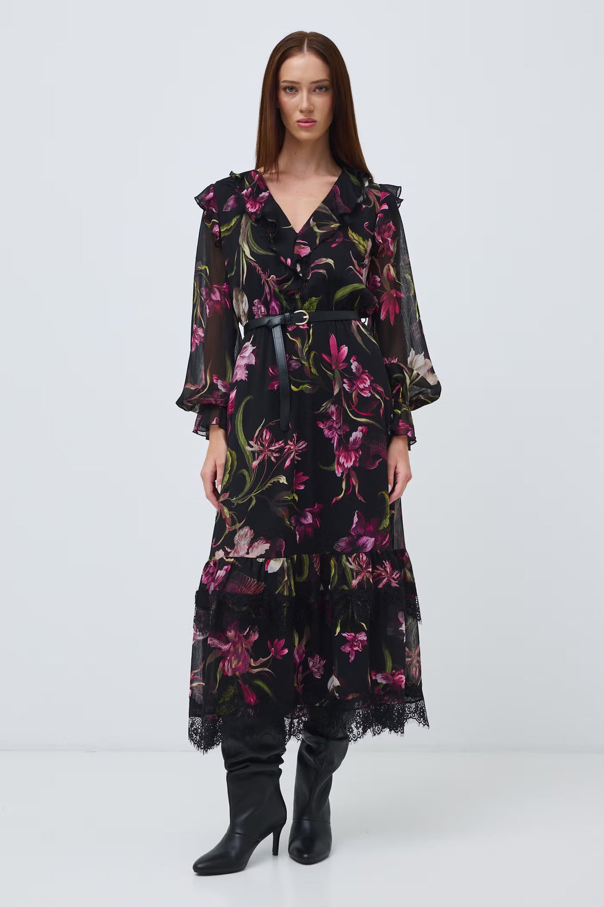 Jurk met bloemenprint