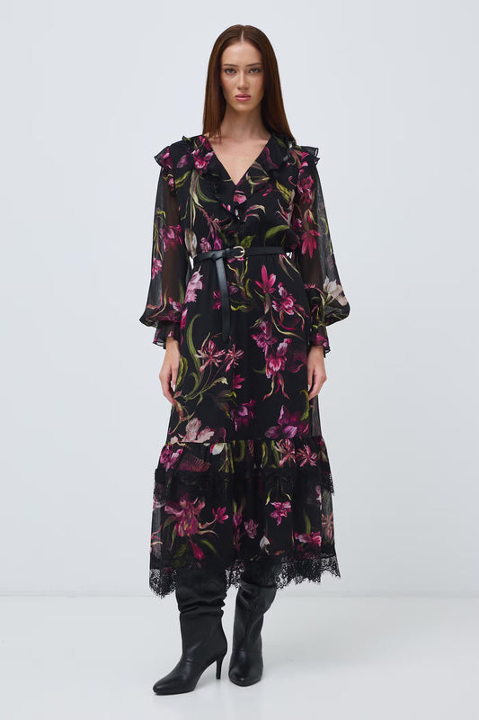 Jurk met bloemenprint
