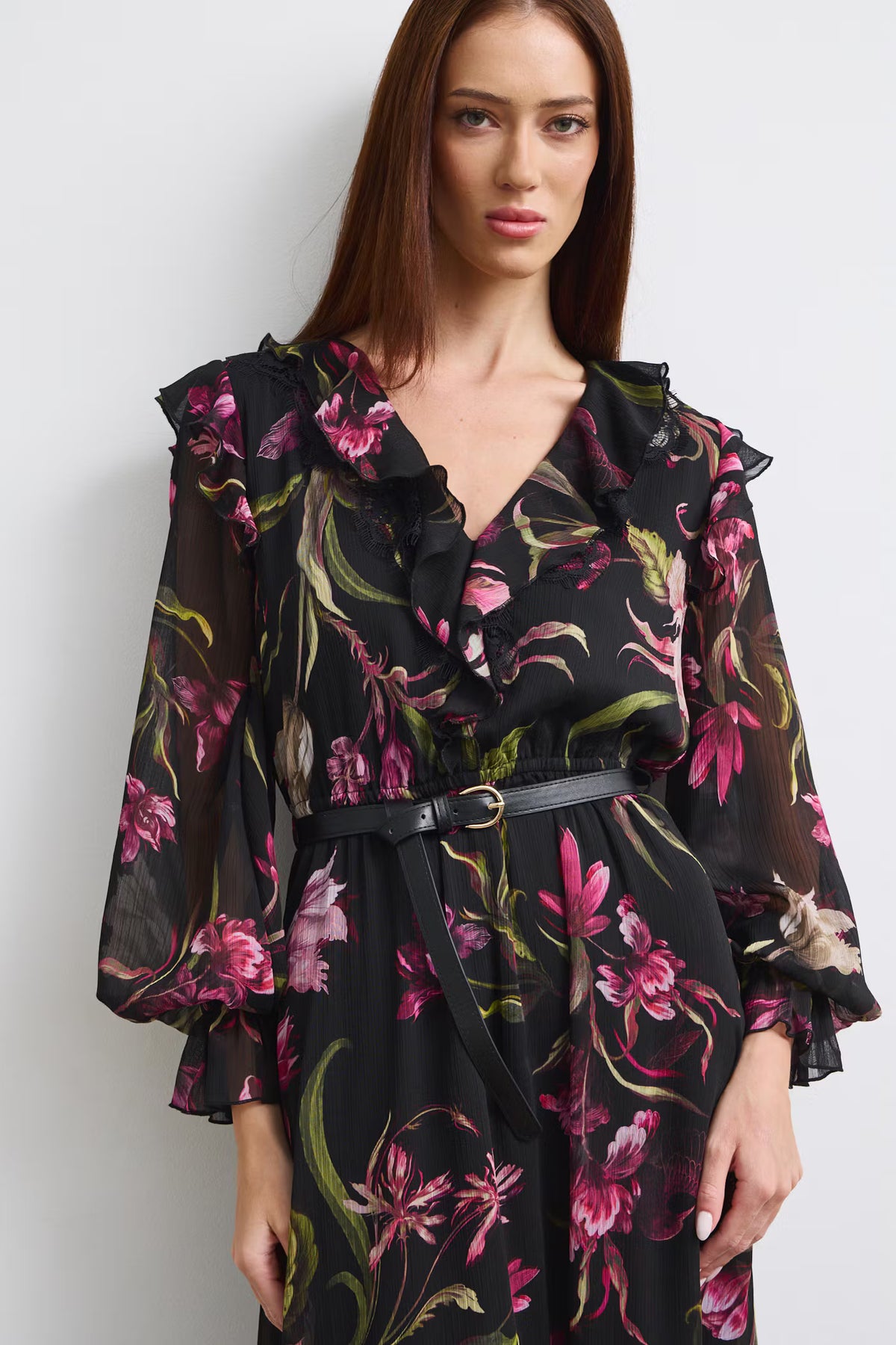Jurk met bloemenprint