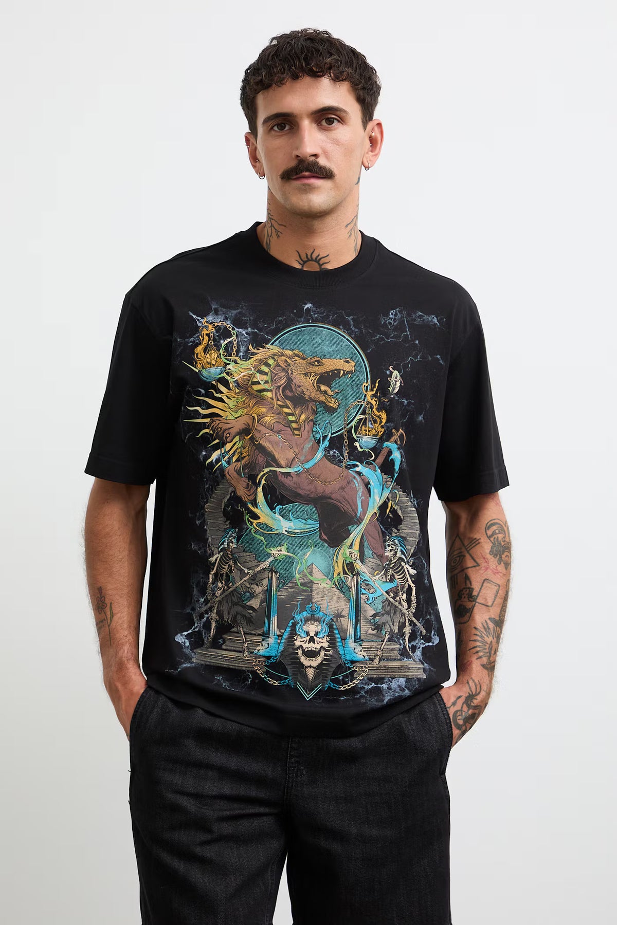 Heren T-shirt - mythische wezens