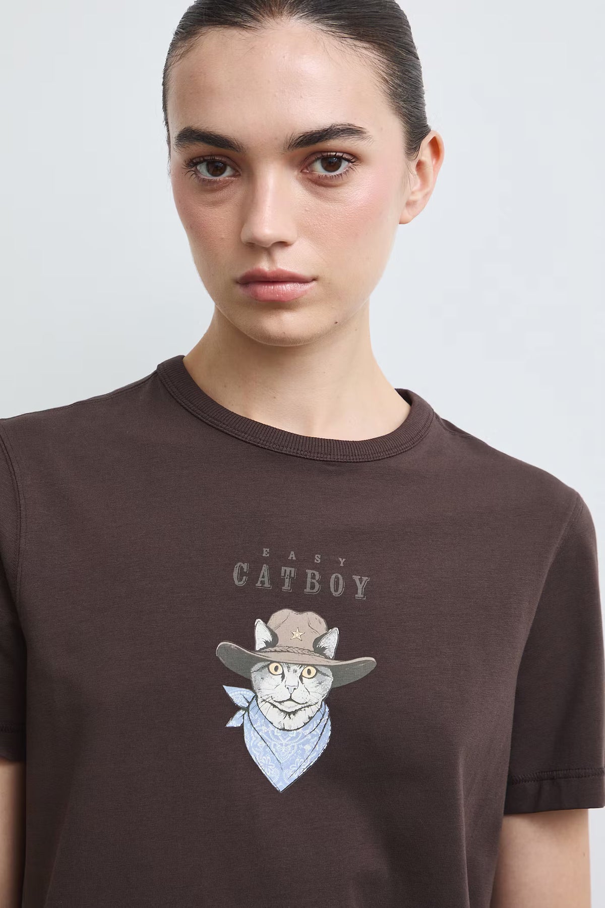 Dames T-shirt met Kattenprint