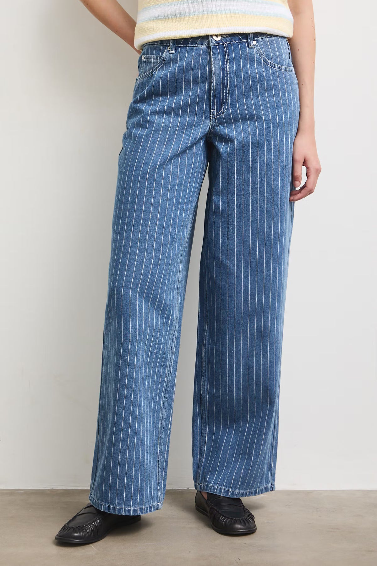 Damesjeans Wide leg pasvorm