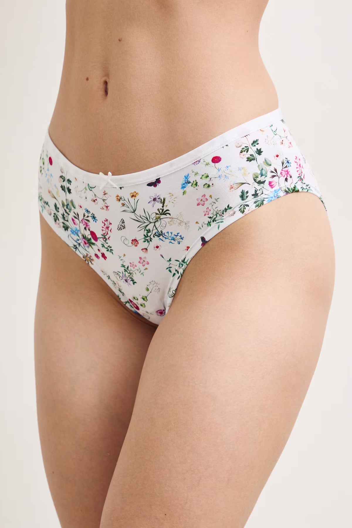 Damesonderbroeken met bloemenprint, 2- pack