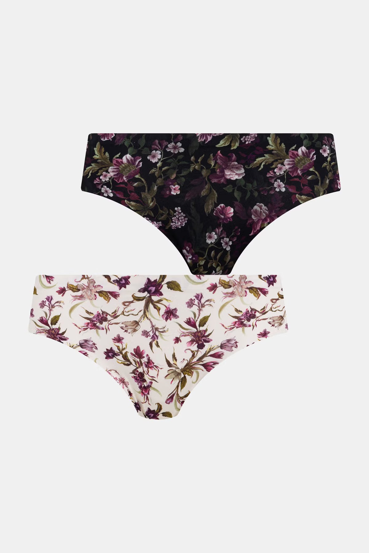 Damesonderbroeken met bloemenprint, 2- pack