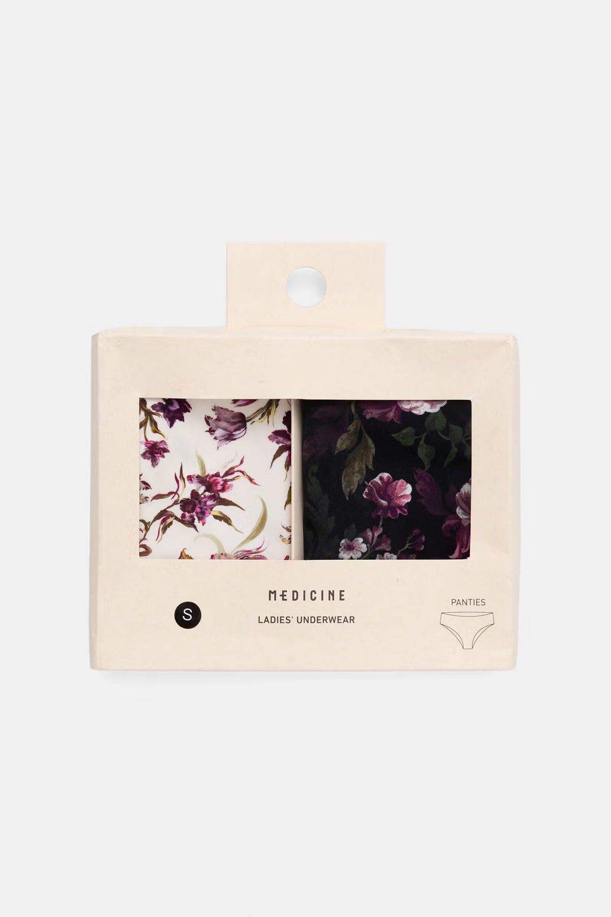Damesonderbroeken met bloemenprint, 2- pack