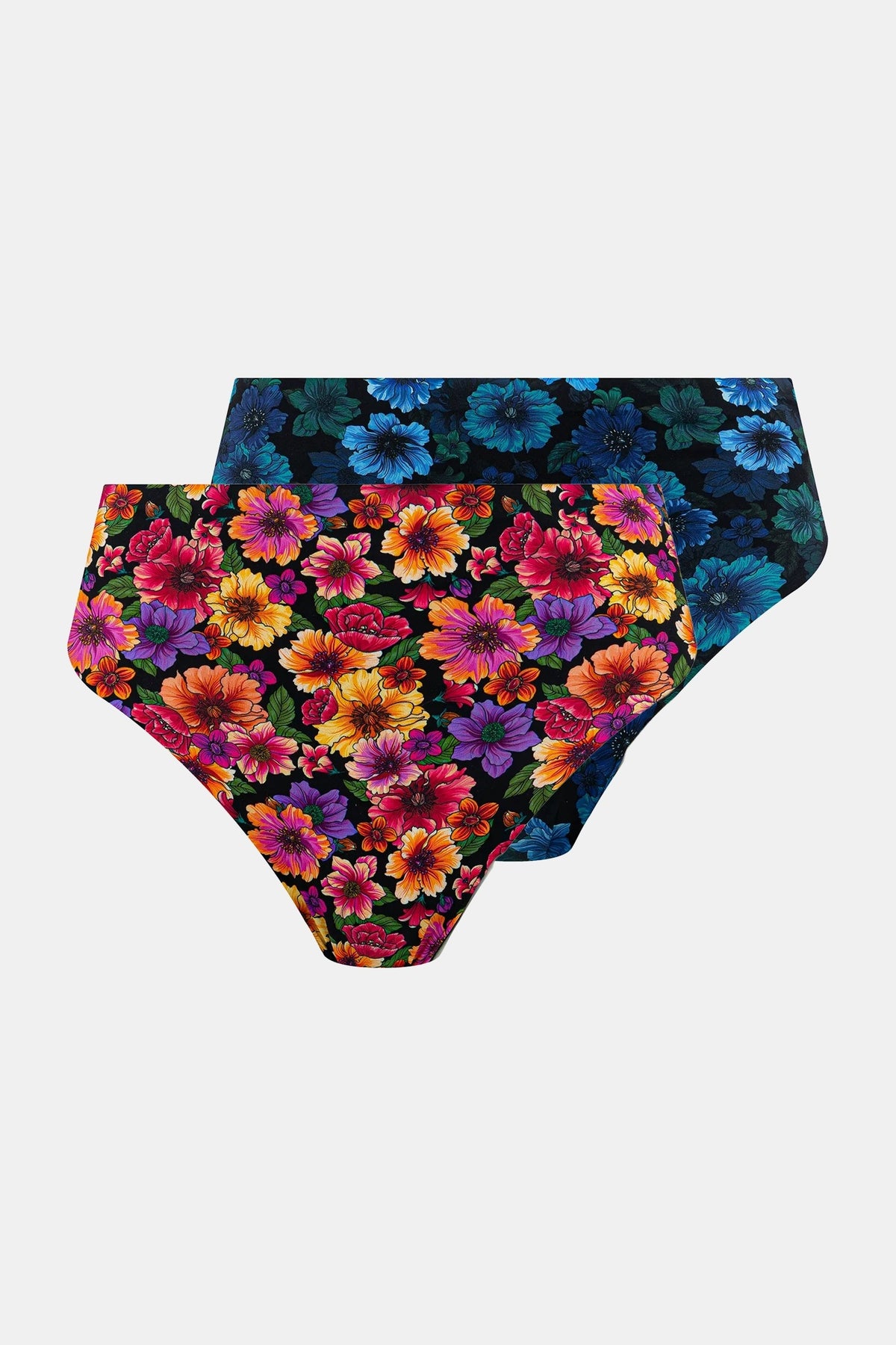 Damesonderbroeken met bloemenprint, 2- pack