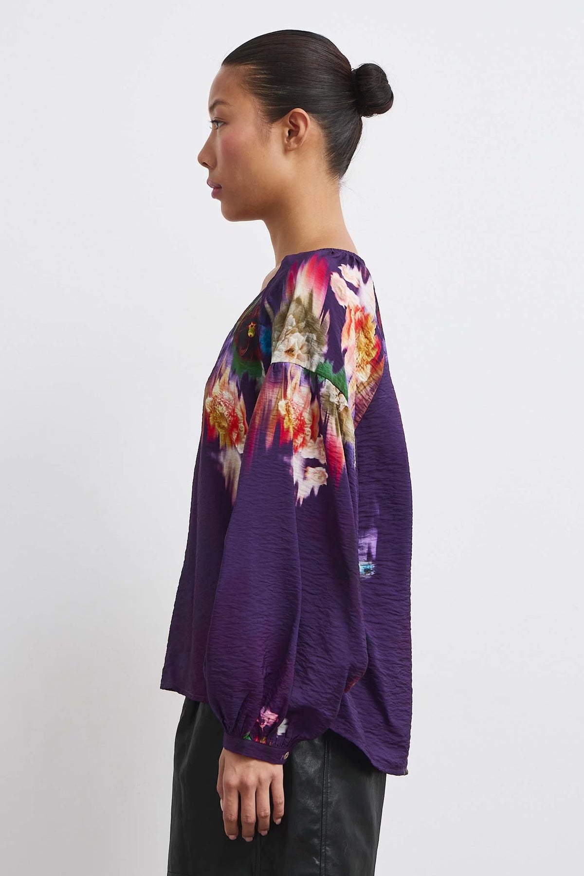 Dames viscose blouse met bloemenprint