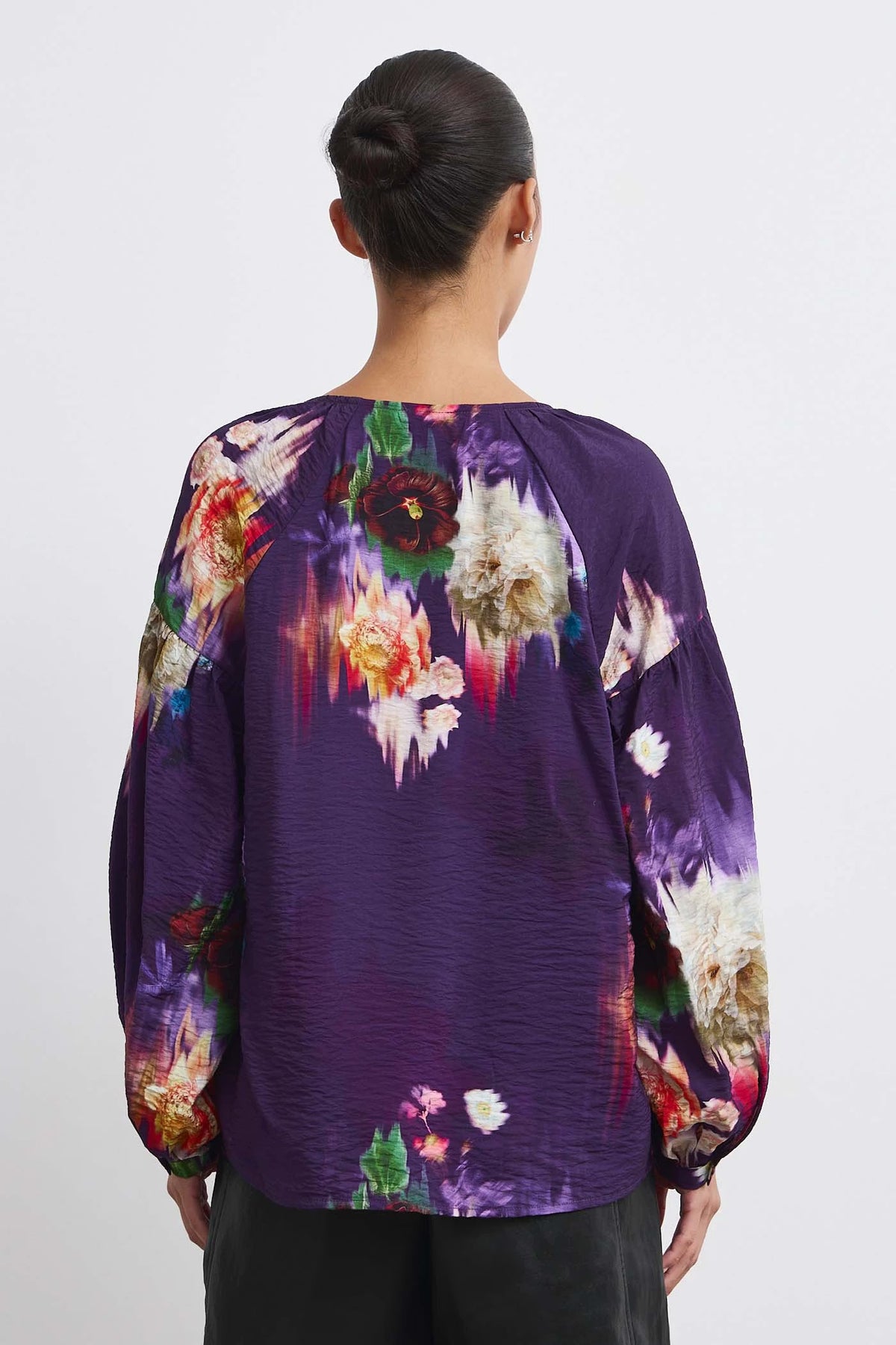 Dames viscose blouse met bloemenprint