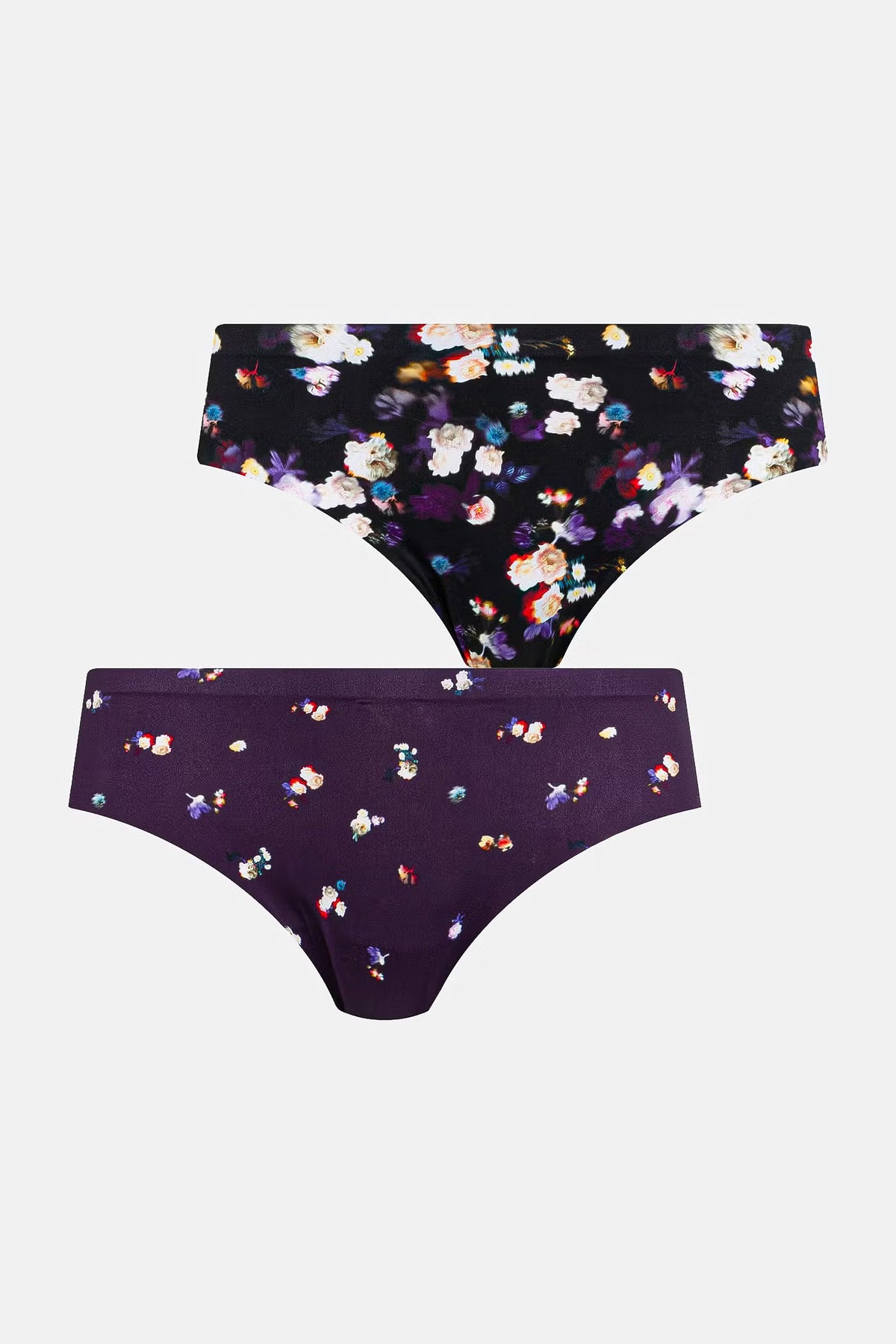 Damesonderbroeken met bloemenprint, 2- pack