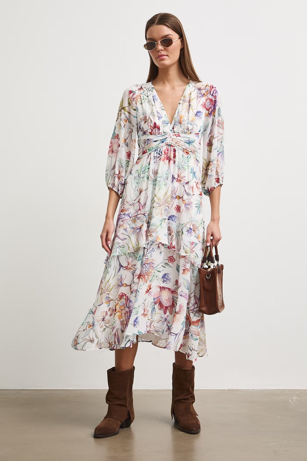 Damesjurk met bloemenprint
