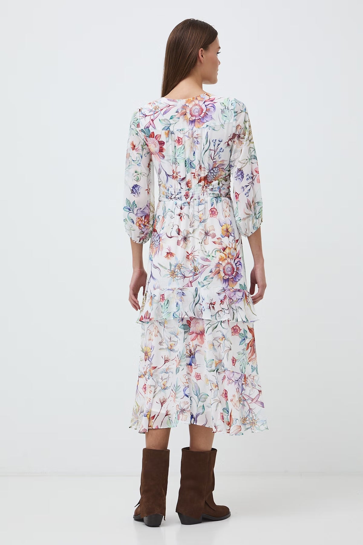 Damesjurk met bloemenprint