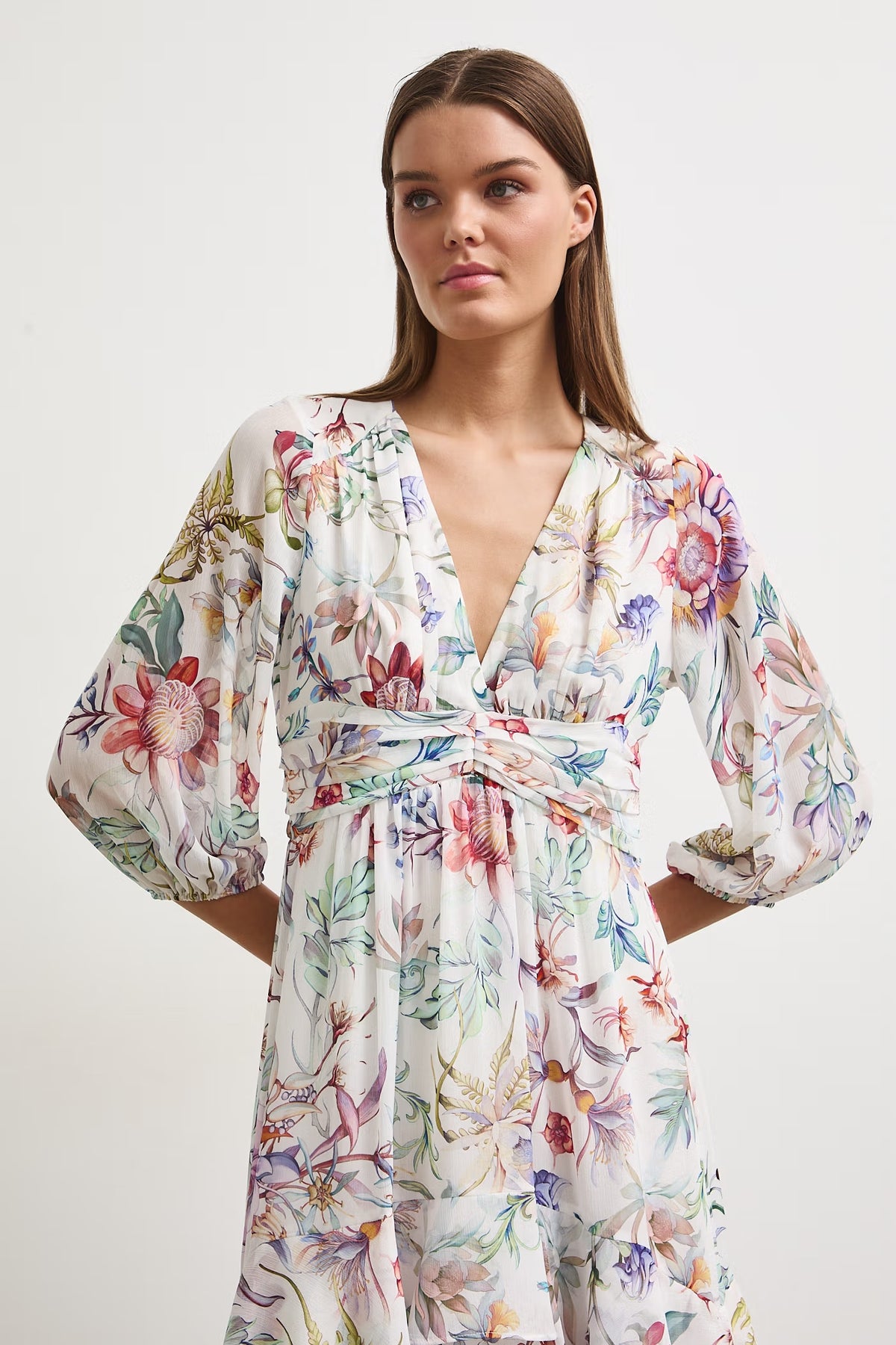 Damesjurk met bloemenprint