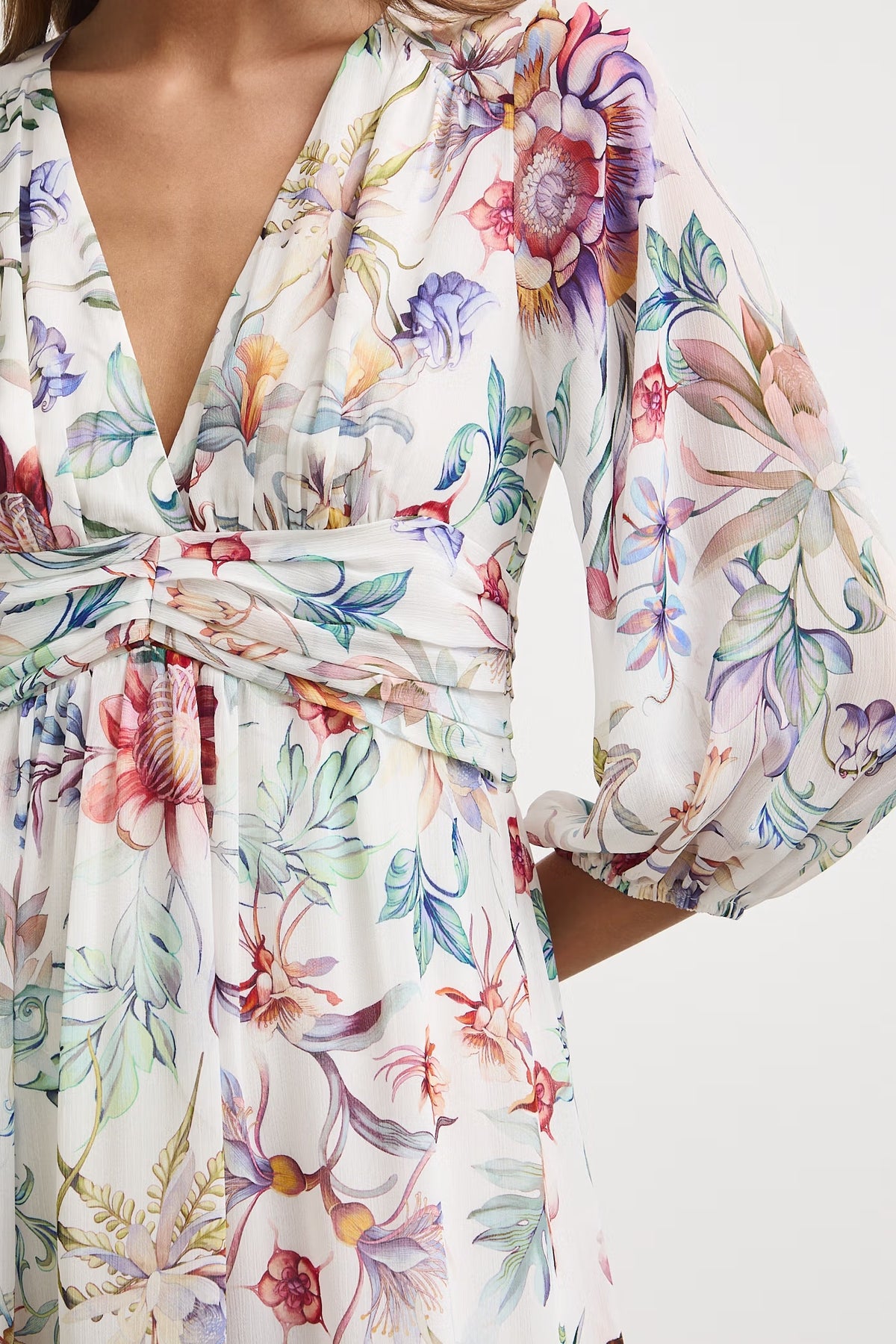 Damesjurk met bloemenprint