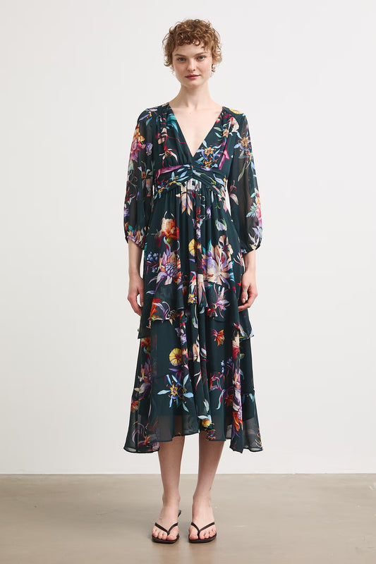 Damesjurk met bloemenprint