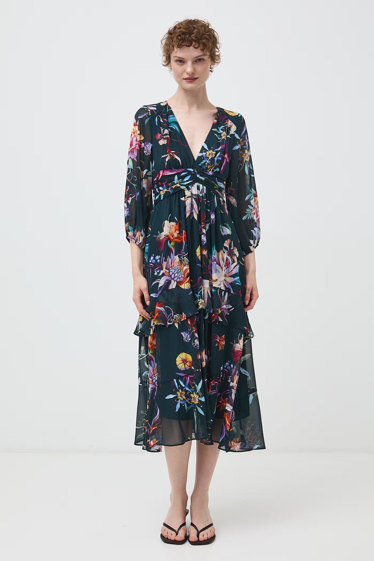 Damesjurk met bloemenprint