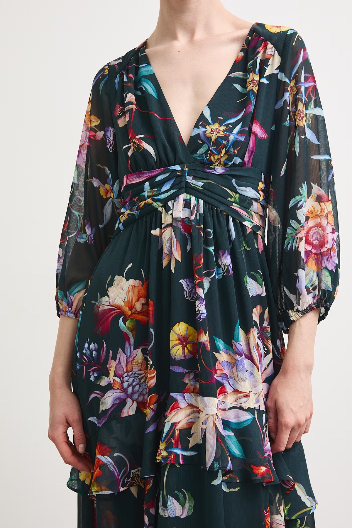 Damesjurk met bloemenprint