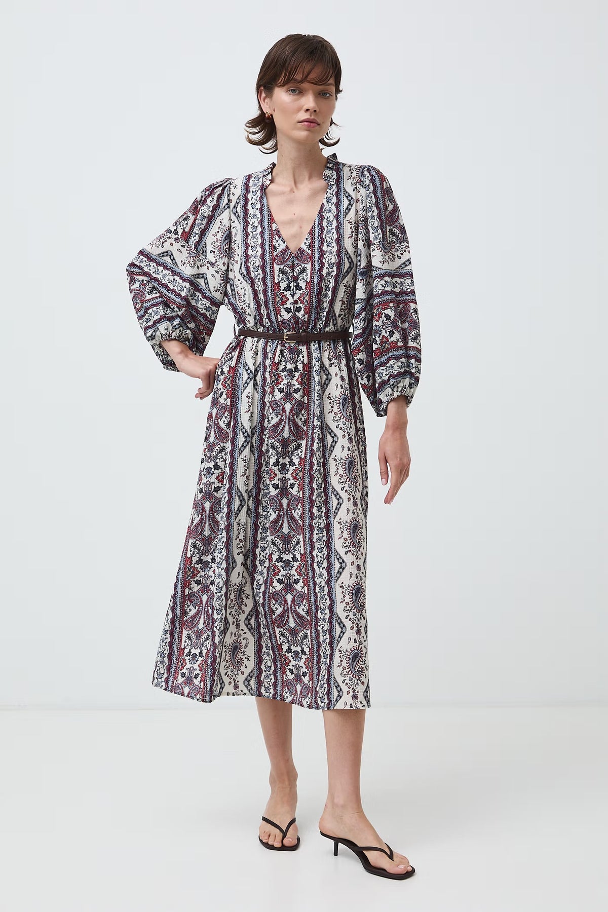 Dames jurk met print