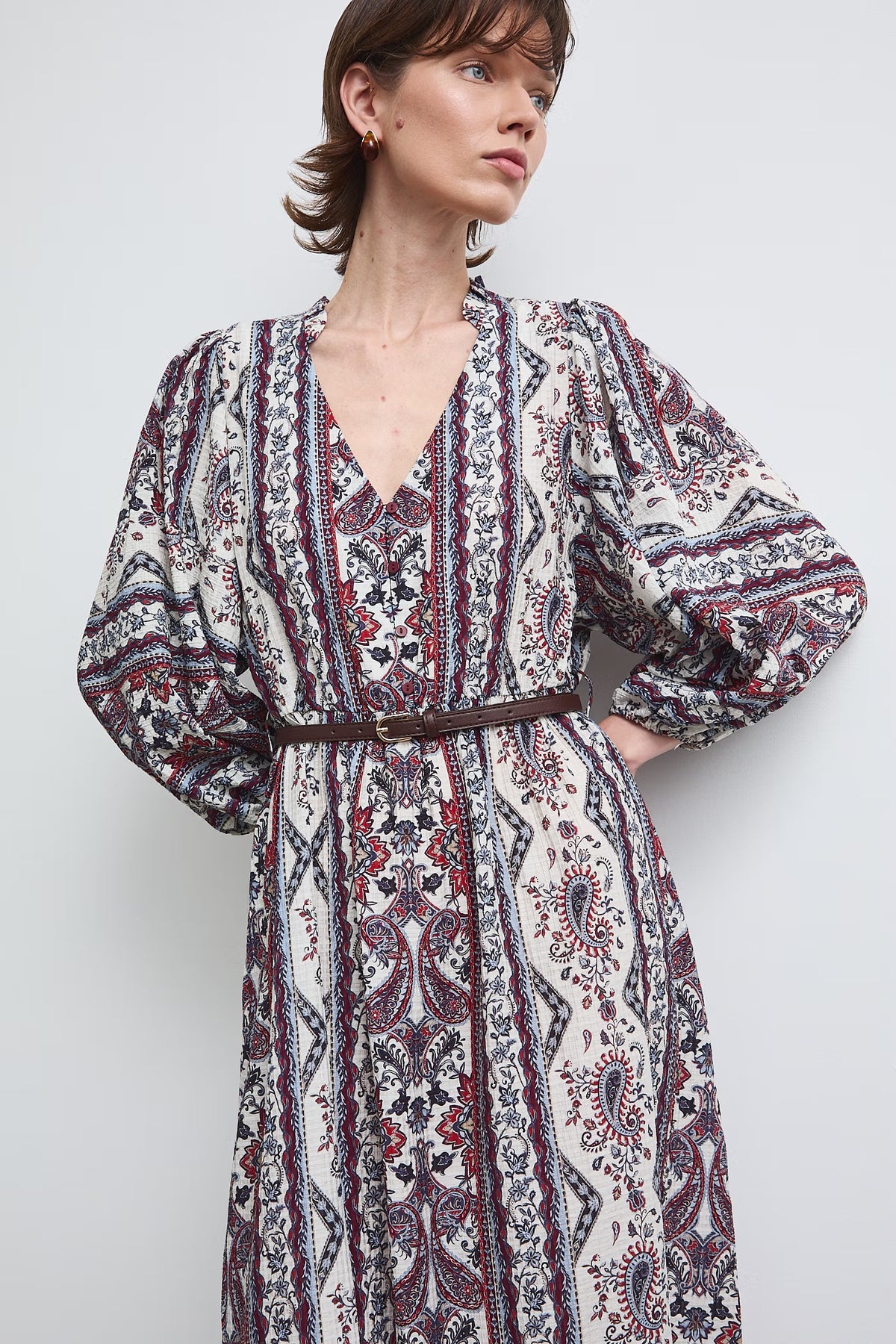 Dames jurk met print